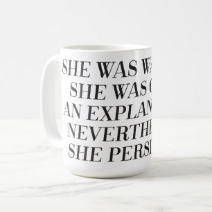 それにもかかわらず彼女はマグ主張しました コーヒーマグカップ