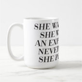 それにもかかわらず彼女はマグ主張しました コーヒーマグカップ (左)