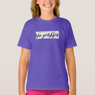 それにもかかわらず彼女はワイシャツ子供の主張しました Tシャツ