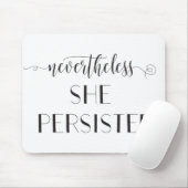 それにもかかわらず彼女は引用文主張しました マウスパッド (マウス)