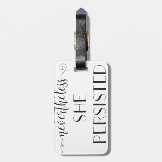 それにもかかわらず彼女は引用文主張しました ラゲッジタグ (裏面縦)