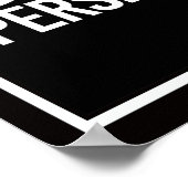 それにもかかわらず彼女は – エリザベス・ウォーレン –  ポスター (角)