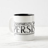 それにもかかわらず… (コーヒー・マグ) ツートーンマグカップ (正面左)