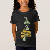 "それにもかかわらず、彼女はティー"子供の主張しました Tシャツ (正面)