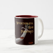 それにもかかわらず、彼女はマグ正義の主張しました ツートーンマグカップ (正面右)