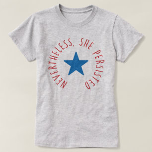 それにもかかわらず、彼女は主張しました。  のブルースター Tシャツ