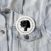 それにもかかわらず、彼女は主張しました(黒) 缶バッジ (インサイチュ)