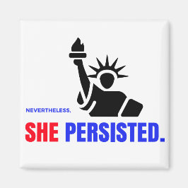 それにもかかわらず、彼女は固執した マグネット