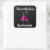 それにもかかわらず、彼女は女の子の女性のパワー、ZSSGを持続した スクエアシール (バッグ)