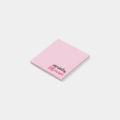 それにもかかわらず、彼女は3" x 3" Post-it®ノートを持続 ポストイット (アングル)