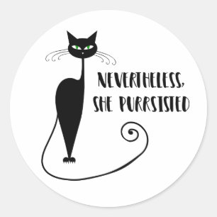 それにもかかわらず、彼女Purrsisted ラウンドシール