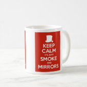 それによってがすべての巧妙なトリックである平静を保って下さい コーヒーマグカップ (正面右)