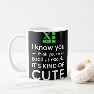 それによってがちょっとかわいいExcelであなたはよい考えます コーヒーマグカップ