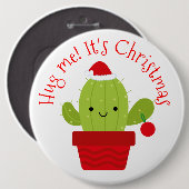 それによってがクリスマスである私を抱き締めて下さい 缶バッジ (正面&裏面)