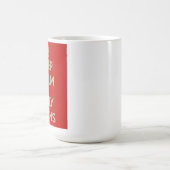 それによってが双生児のマグだけである平静を保って下さい コーヒーマグカップ (中央)