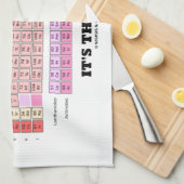 それによってが法律(化学)である周期表を後を追って下さい キッチンタオル (四つ折り)