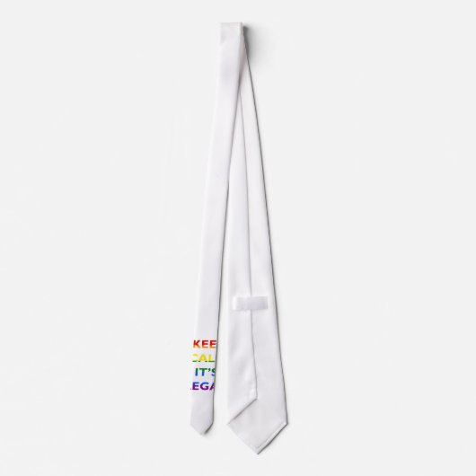 それによってが法的サポートLGBTタイである平静を保って下さい ネクタイ (裏面)