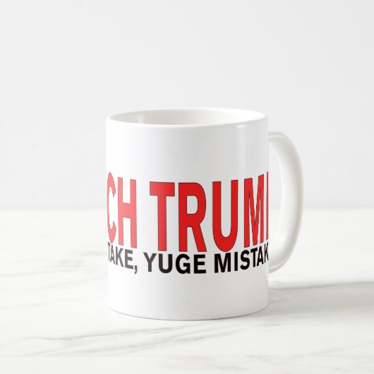 それによってが間違いだった切札、Yugeの間違いを弾劾して下さい! コーヒーマグカップ (正面右)