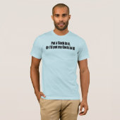 それにソックスを置いて下さい! Tシャツ (正面フル)