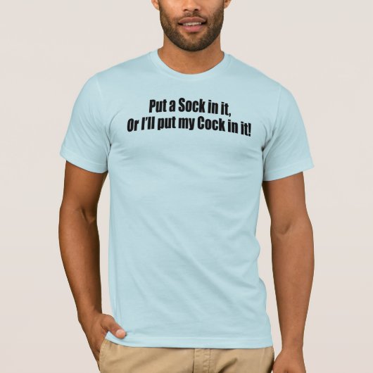 それにソックスを置いて下さい! Tシャツ (正面)