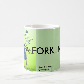 それにフォークを置いて下さい! 赤紫シリーズ コーヒーマグカップ