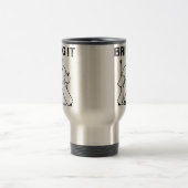 それにホッケーのゴールキーパーを連れて来て下さい トラベルマグ (中央)