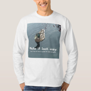 それに一見の簡単をして下さい Tシャツ