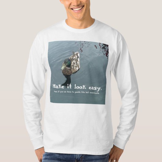 それに一見の簡単をして下さい Tシャツ (正面)