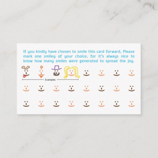 それに前方カードを支払って下さい 名刺 (裏面)