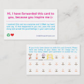 それに前方カードを支払って下さい 名刺 (正面/裏面)