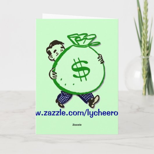 それに前方挨拶状を支払って下さい カード (裏面)