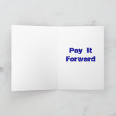 それに前方挨拶状を支払って下さい カード (内部)