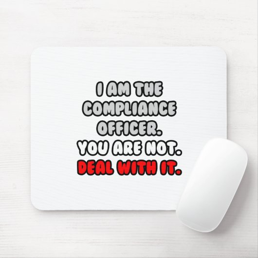 それに対処…コンプライアンスおもしろい責任者 マウスパッド (マウス)