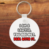 それに対処…弁護士おもしろい キーホルダー (正面)