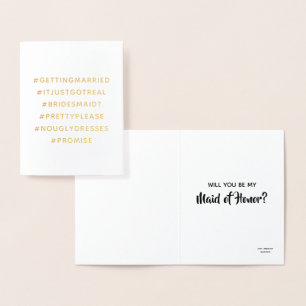 それに挽肉料理付けることはちょうど実質を-おもしろいな新婦付添人得ました 箔カード