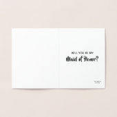 それに挽肉料理付けることはちょうど実質を-おもしろいな新婦付添人得ました 箔カード (内部)