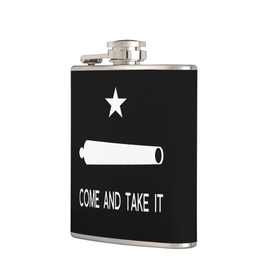 それに旗の~テキサス州を取ります来て下さい フラスク (左)