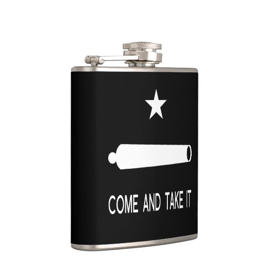 それに旗の~テキサス州を取ります来て下さい フラスク (右)