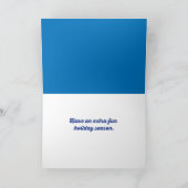 それに雪の休日カードをして下さい シーズンカード (内部)