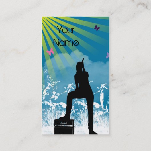 それに騒々しい名刺を歌って下さい 名刺 (正面)