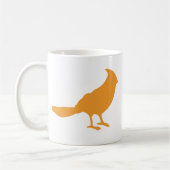 それに鳥を置いて下さい(オレンジ) コーヒーマグカップ (左)