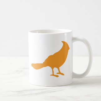それに鳥を置いて下さい(オレンジ) コーヒーマグカップ