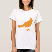 それに鳥を置いて下さい(オレンジ) Tシャツ (正面)