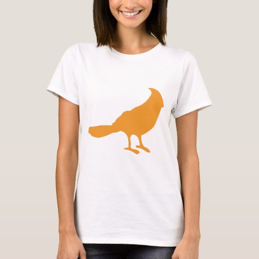 それに鳥を置いて下さい(オレンジ) Tシャツ (正面)