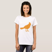 それに鳥を置いて下さい(オレンジ) Tシャツ (正面フル)