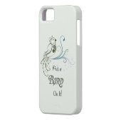それに鳥を置いて下さい Case-Mate iPhoneケース (裏面左)