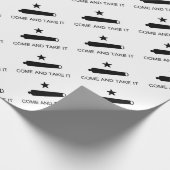 それに-テキサス州の旗の改革の軍隊を取ります来て下さい ラッピングペーパー (角)