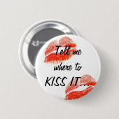 それに…接吻して下さい 缶バッジ (正面&裏面)