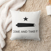 それにGonzalesのテキサス州の旗の戦いを取ります来て下さい クッション (ブランケット)