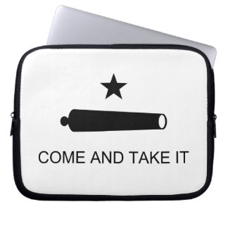 それにGonzalesのテキサス州の旗の戦いを取ります来て下さい ラップトップスリーブ